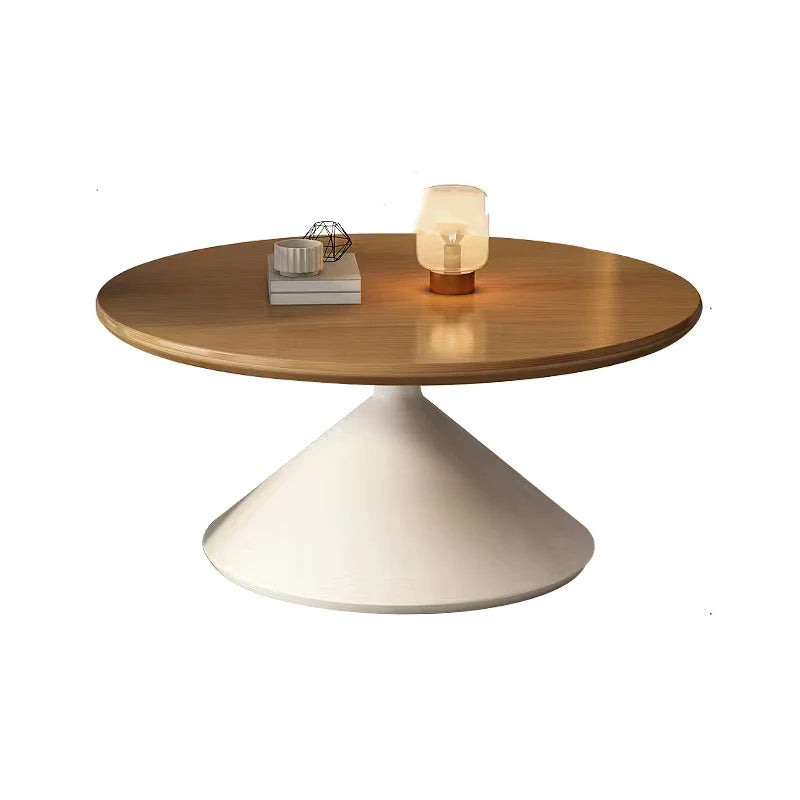 Aesthetic White Coffee Tables Minimalist Premium Unique Round Side Table Nordic Modern Mesas De Centro Para Sala Furniture